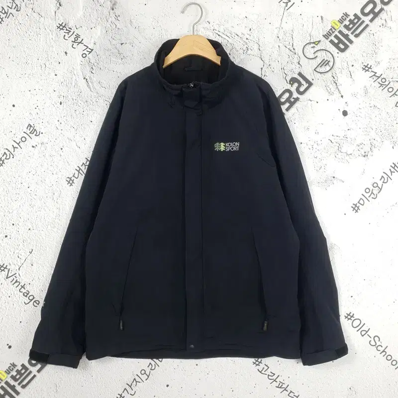 코오롱 KOLON SPORT 고어택스 바람막이 자켓 블랙 3800071